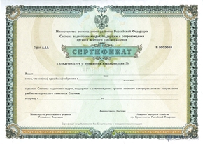 Сертификат 1