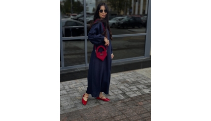 Платье женское 1169 темно-синее