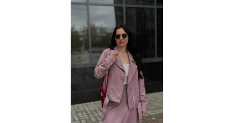 Жакет женский сирень