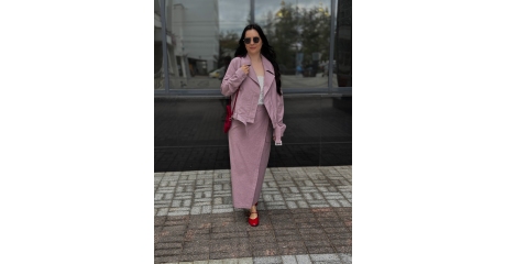 юбка женская 1166 сирень