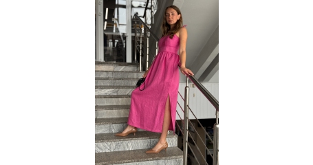 Платье на завязках 