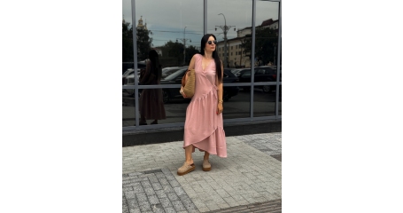 Летнее платье на запах