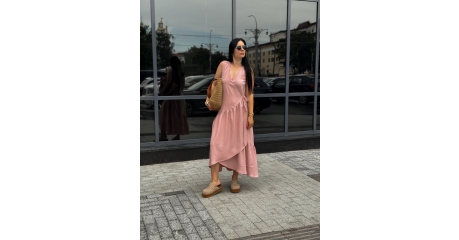 Летнее платье на запах