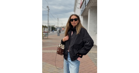 Куртка женская 1539 черная 