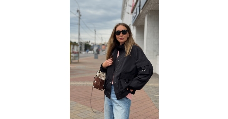 Куртка женская 1539 черная 