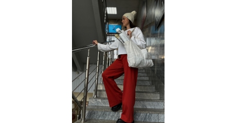 Брюки женские Т670V  терракот