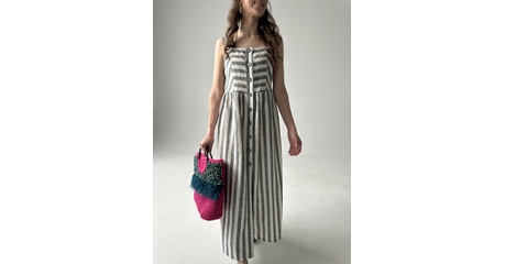 Сарафан в полоску