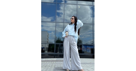 Брюки женские 1156 серые 